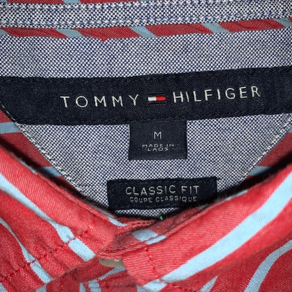 Men’s Tommy size medium button up - Picture 2 of 3
